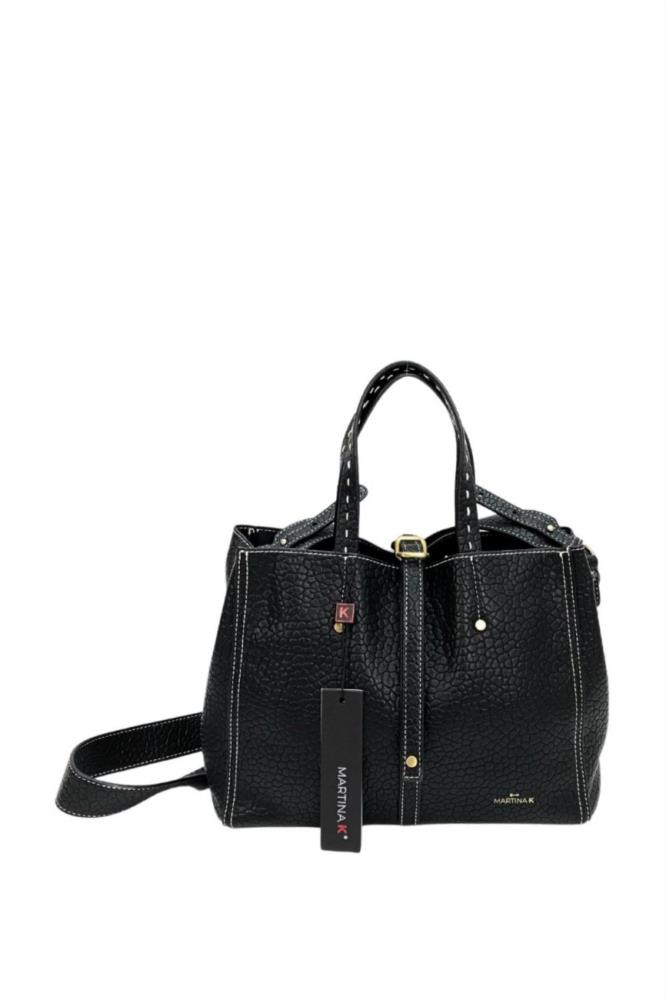 Bolso paquetero soft Martina k 230821 negro