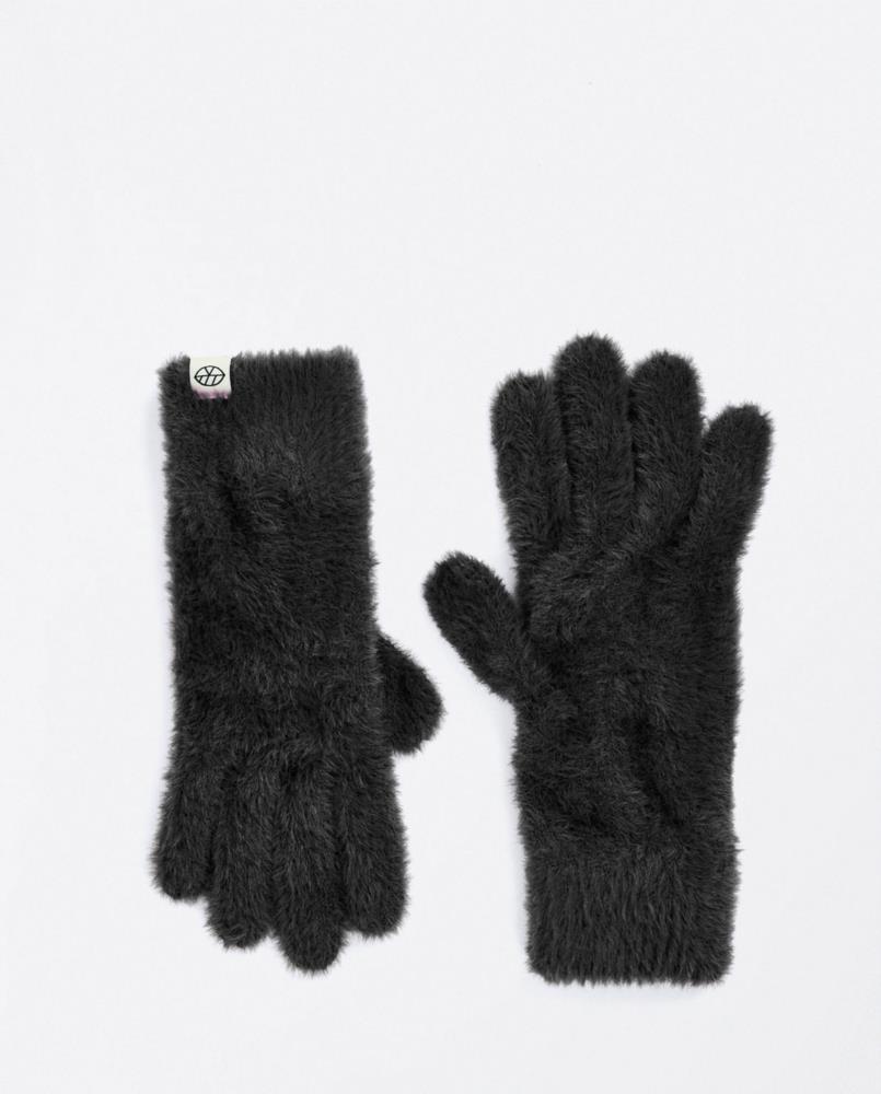 Guantes peluditos Surkana Poli 633 negro