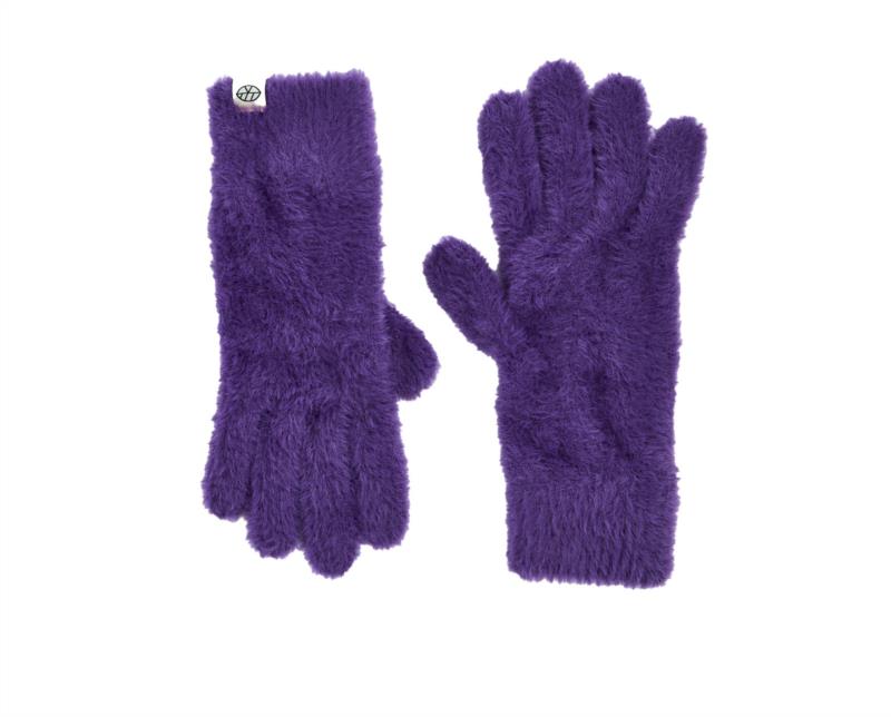 Guantes peluditos Surkana Poli 633 morado