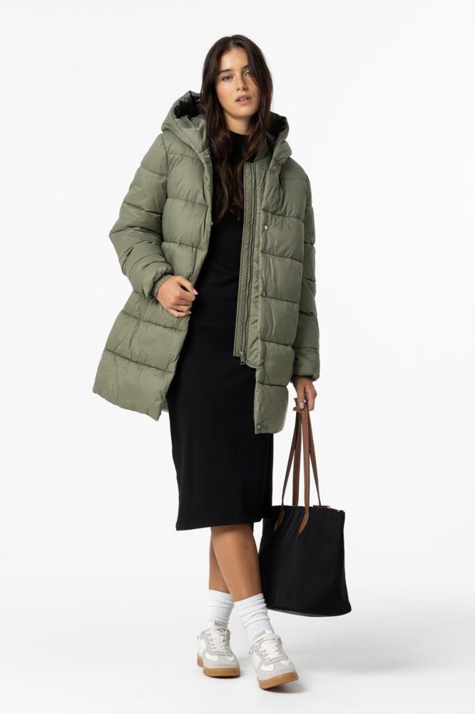 Anorak acolchado con capucha Tiffosi Ravina verde lejos