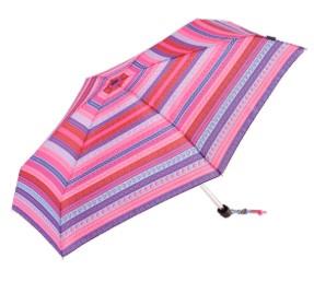 Paraguas plegable Bisetti cenefa videojuegos rosa