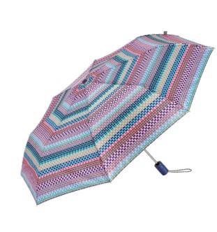 Paraguas plegable automático de clima lunarcitos rosa