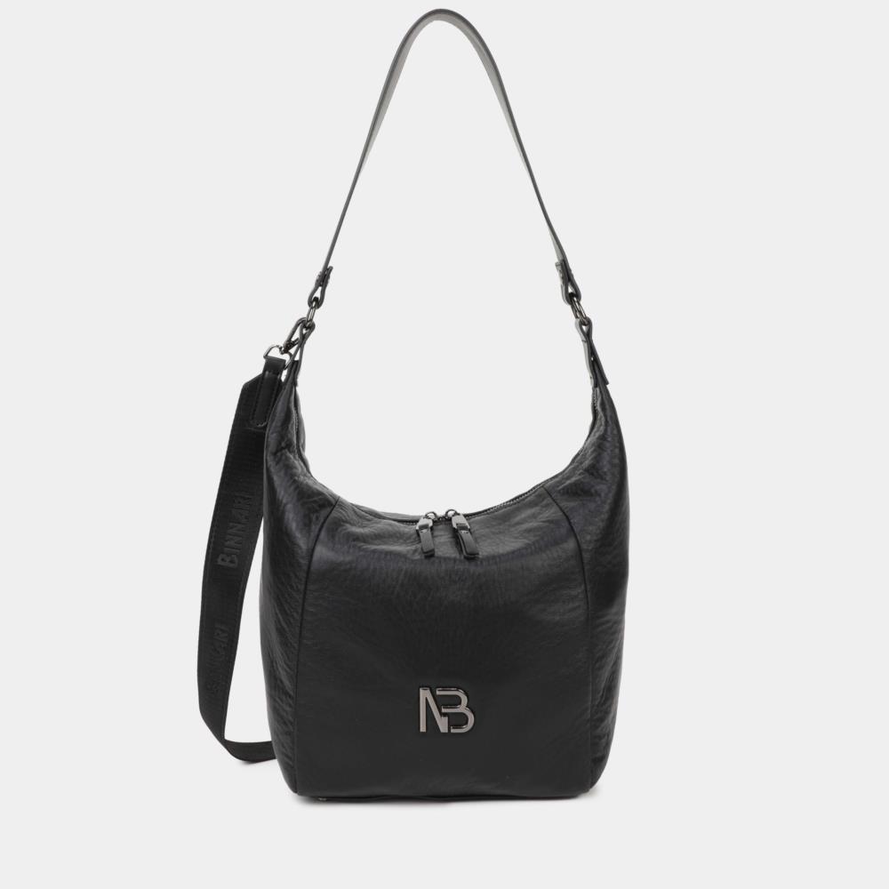 Bolso gondola soft Binnari Marbella Negro